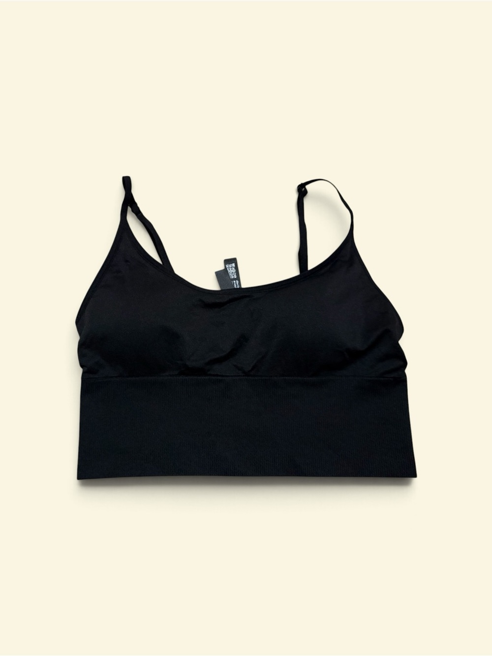 Victoria’s Secret PINK Seamless Black Longline Sports Bra - Women Intimates